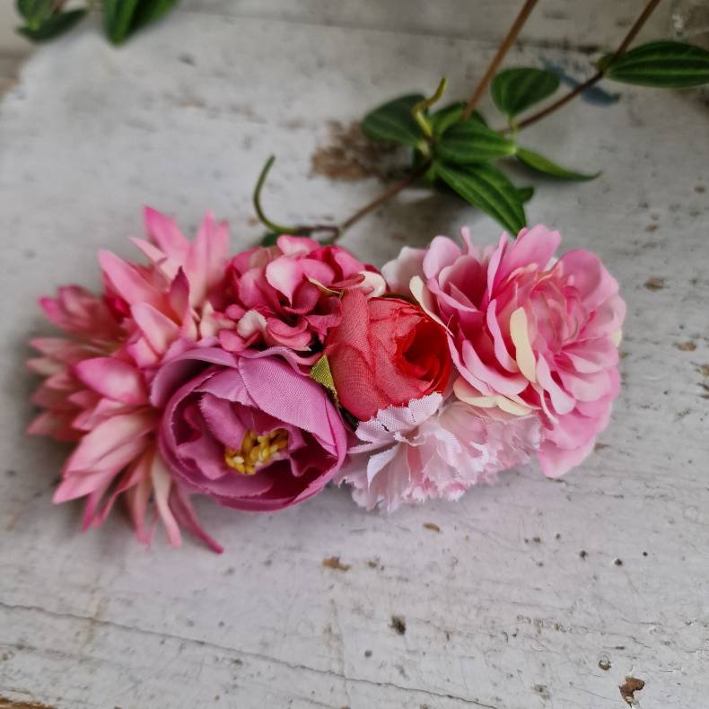 Pink blomster mix hrspnde 10 cm NO. 21