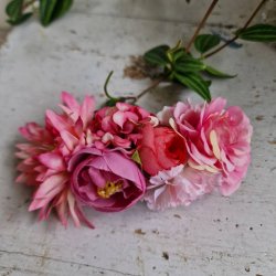 Pink blomster mix hrspnde 10 cm NO. 21