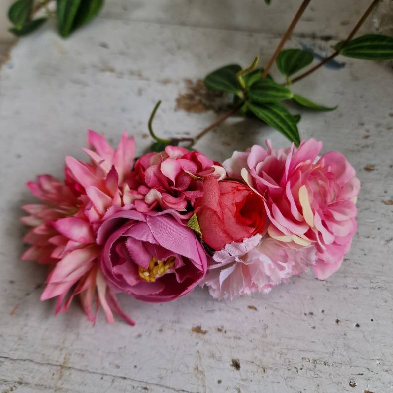 Pink blomster mix hrspnde 10 cm NO. 21