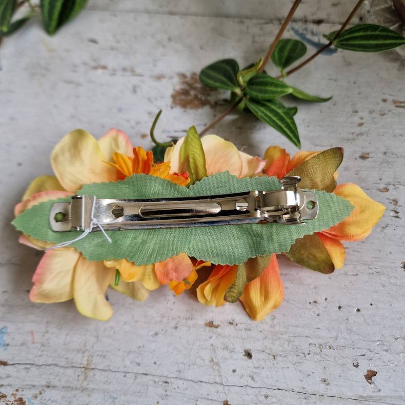 Orange blomster mix hrspnde 10 cm NO: 16