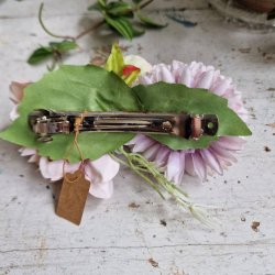 Lilla og grnne blomster mix hrspnde 10 cm NO: 11