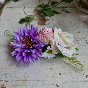 Lilla blomster mix hrspnde 10 cm NO: 8