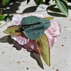 Lyserd pon blomster clips M