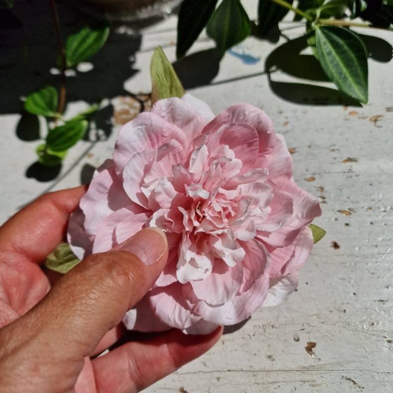 Lyserd pon blomster clips M