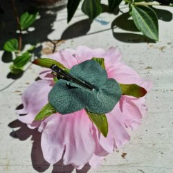 Lyserd pon blomster pynt S