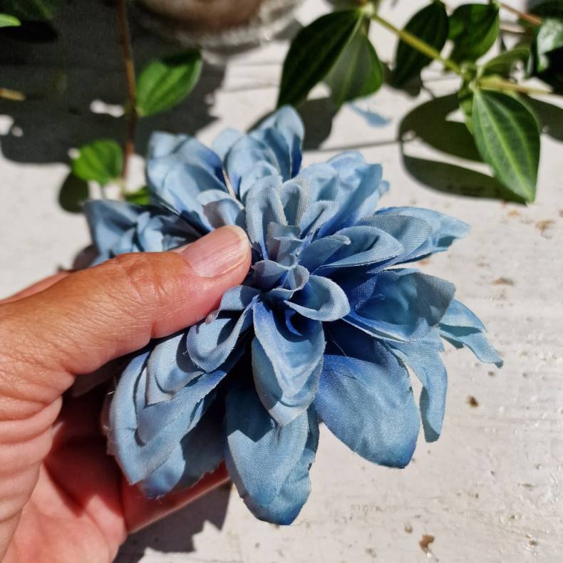 Bl georgine blomster pynt S