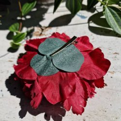 Bordeaux peony blomster pynt S