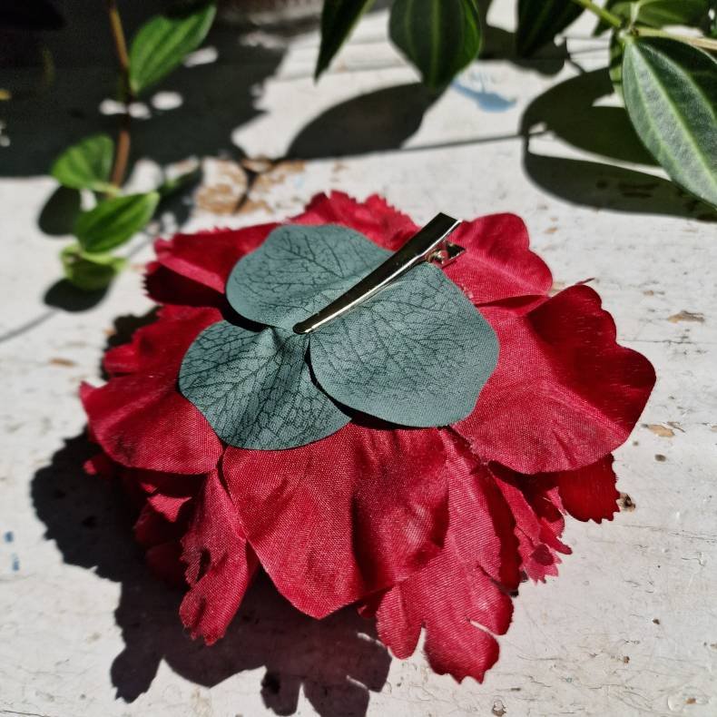 Bordeaux peony blomster pynt S