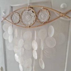 Drmmefanger 3 mandalaer i det tredje je med skaller og vindspils effekt