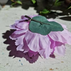 Lys lilla peony blomster pynt S