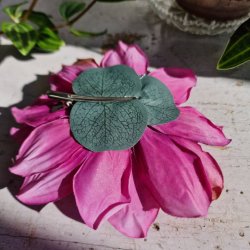 Lilla georgine blomster pynt S