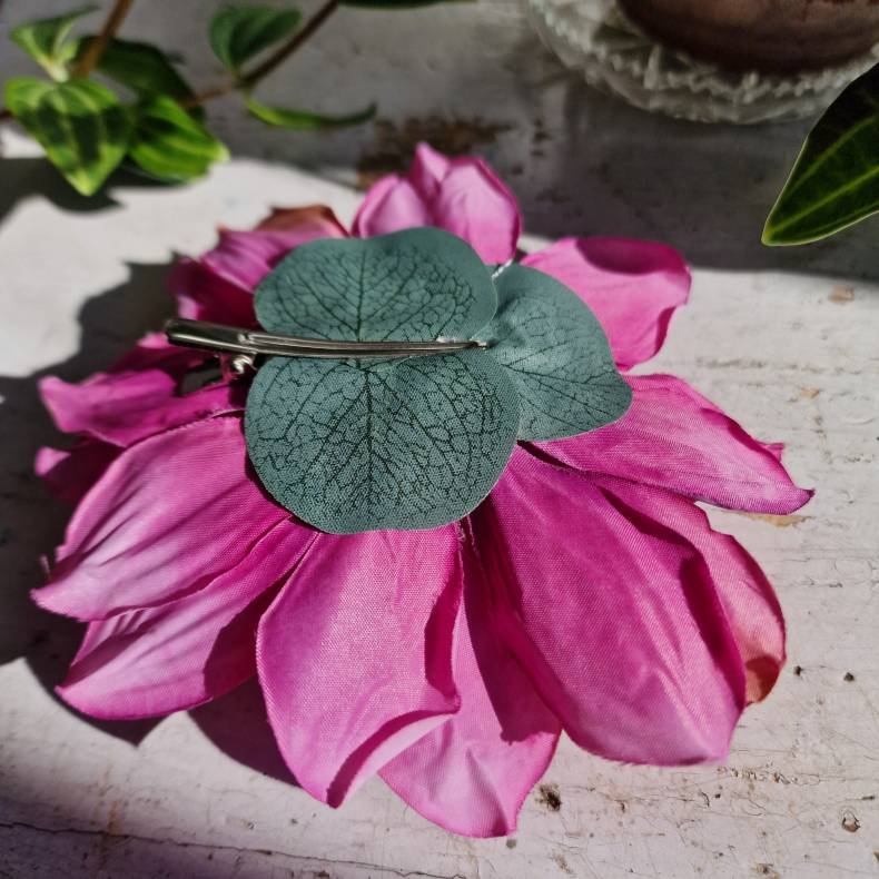 Lilla georgine blomster pynt S