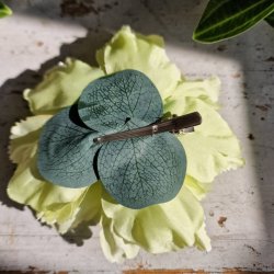 Grn peony blomster pynt S