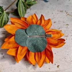 Orange mandarin georgine blomster pynt S