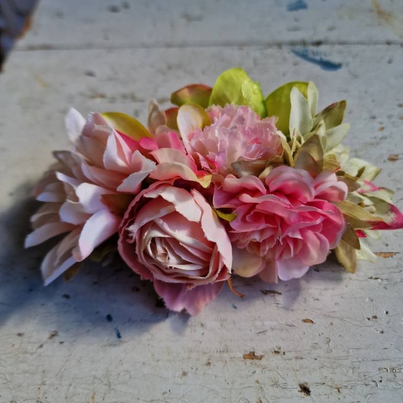 Rosa blomster mix hrspnde 10 cm NO: 15