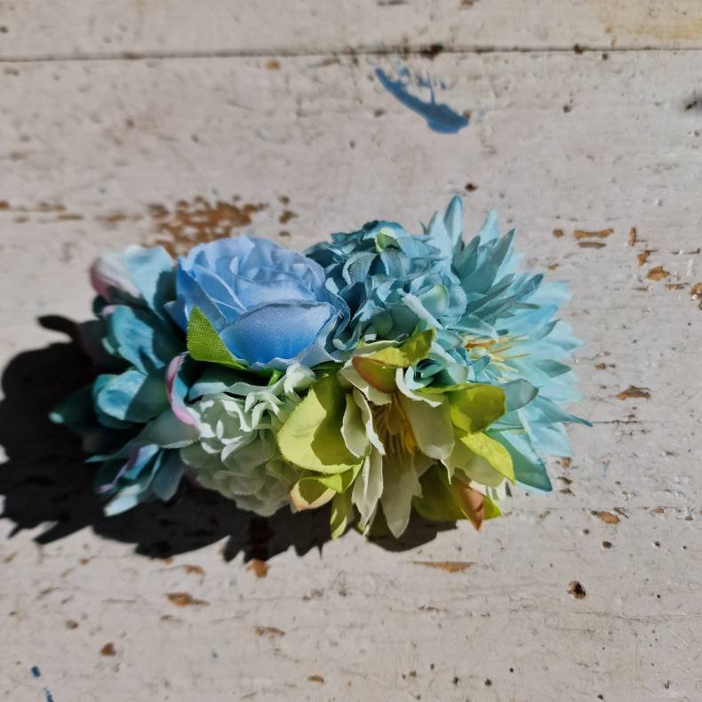 Bl/grn blomster mix hrspnde 10 cm NO: 12