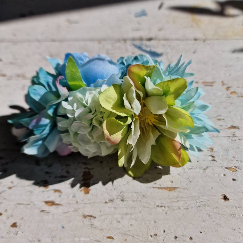 Bl/grn blomster mix hrspnde 10 cm NO: 12