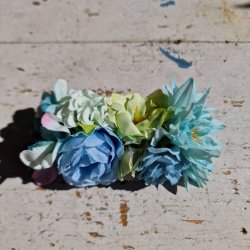 Bl/grn blomster mix hrspnde 10 cm NO: 14