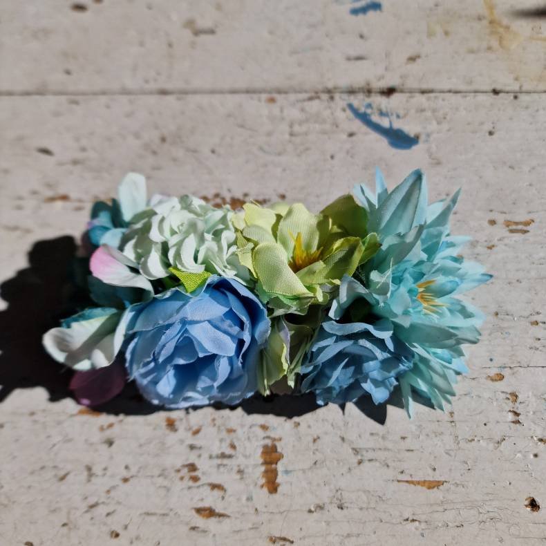 Bl/grn blomster mix hrspnde 10 cm NO: 14