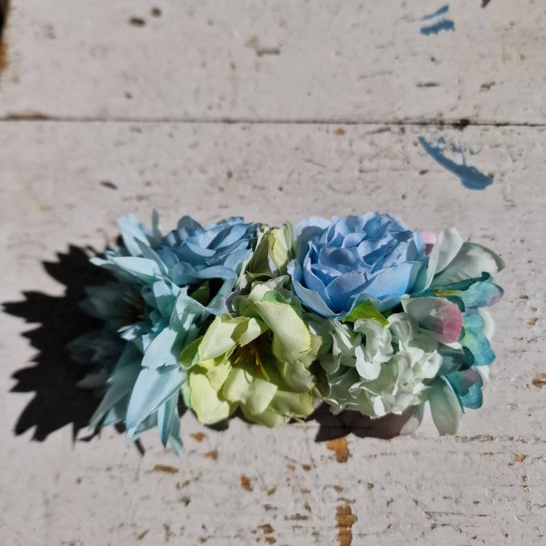 Bl/grn blomster mix hrspnde 10 cm NO: 14