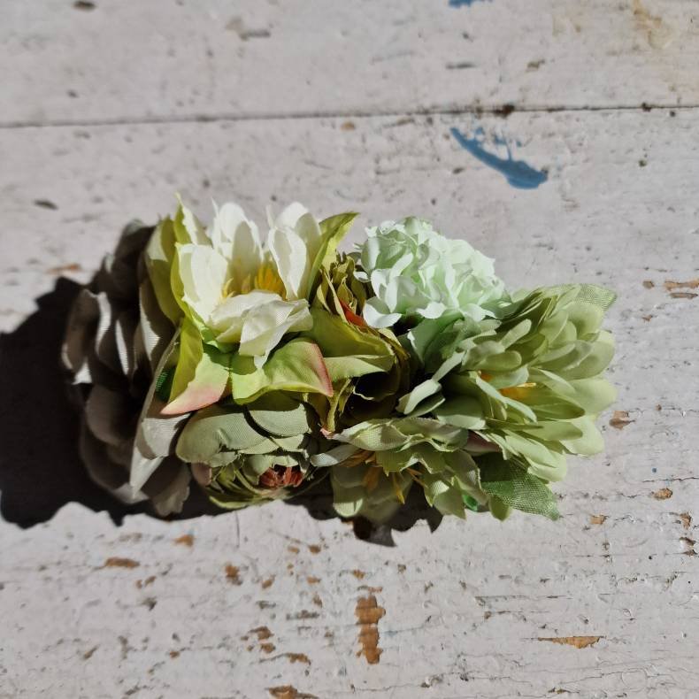 Grnne blomster mix hrspnde 10 cm NO: 7