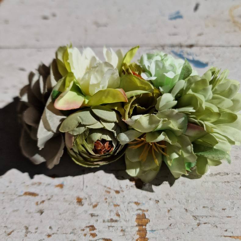 Grnne blomster mix hrspnde 10 cm NO: 7