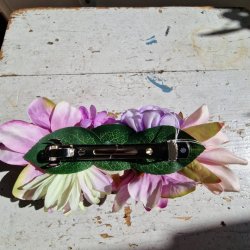 Lilla og rosa blomster mix hrspnde 10 cm NO: 17