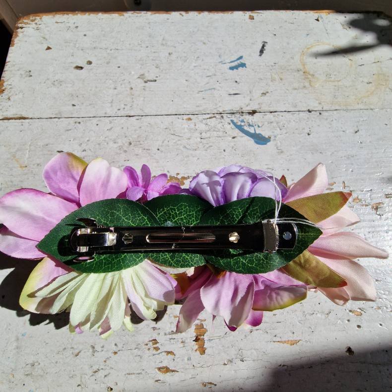 Lilla og rosa blomster mix hrspnde 10 cm NO: 17