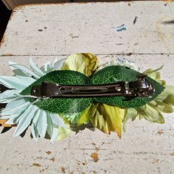 Grn/bl blomster mix hrspnde 10 cm NO: 31