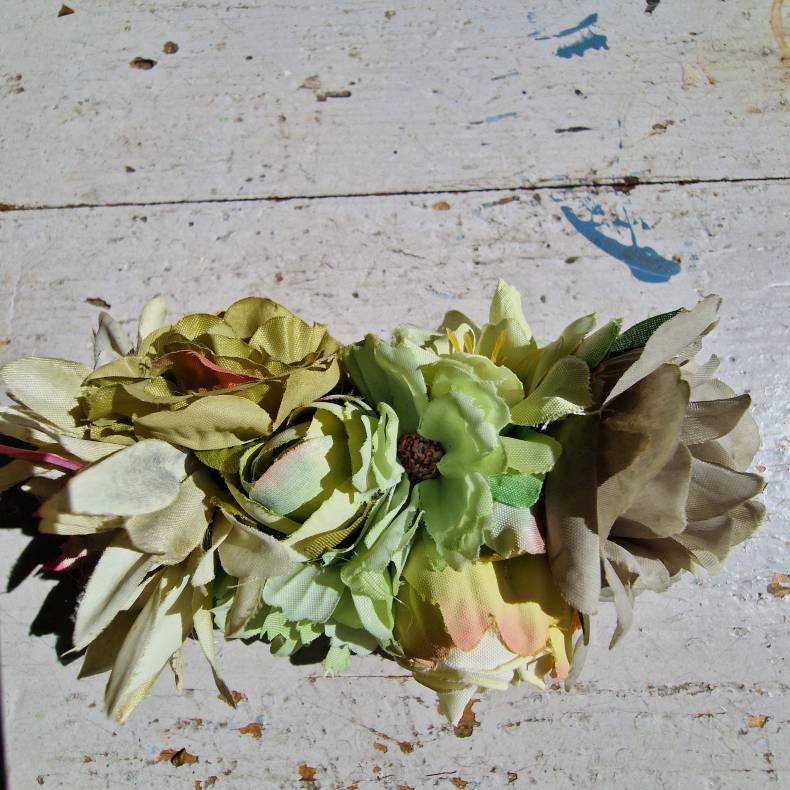 Grn blomster mix hrspnde 10 cm NO: 26