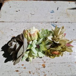 Grn blomster mix hrspnde 10 cm NO: 26