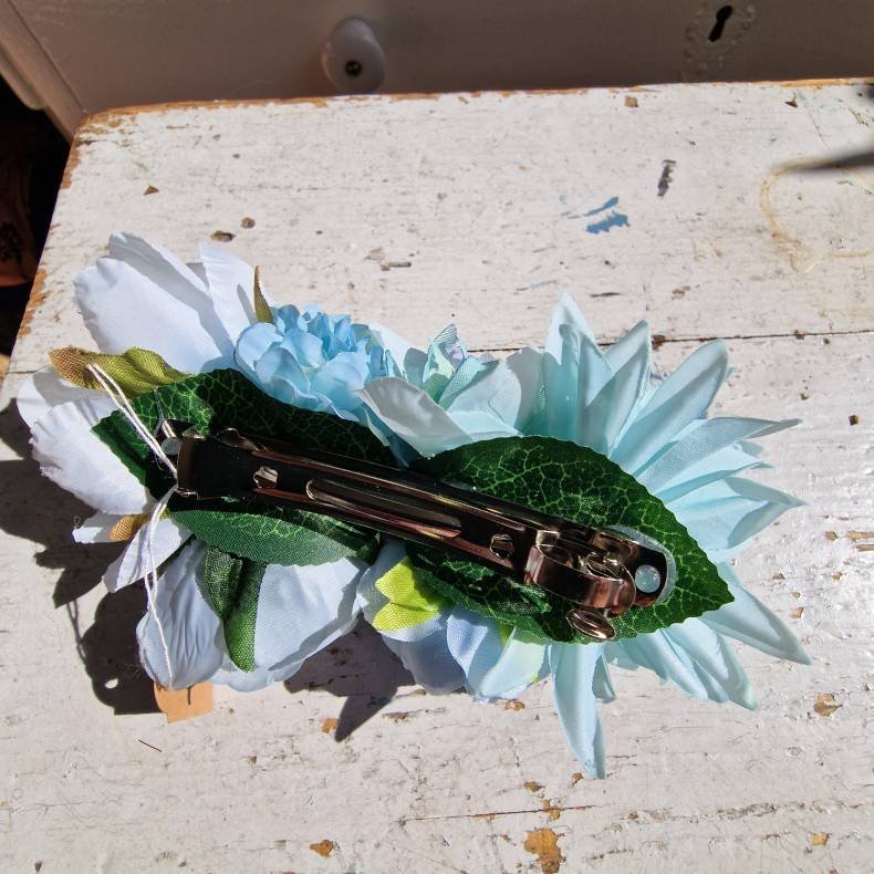 Bl/lilla blomster mix hrspnde 10 cm NO: 9