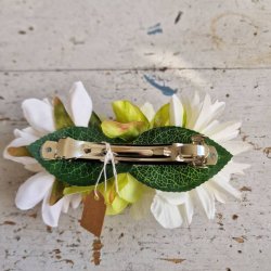 Hvide og grnne blomster mix hrspnde 10 cm NO: 24