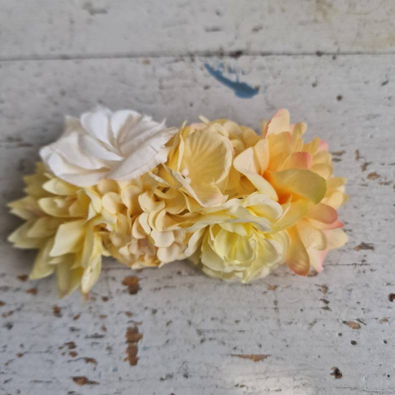 Gult blomster mix 10 cm hrspnde NO. 53