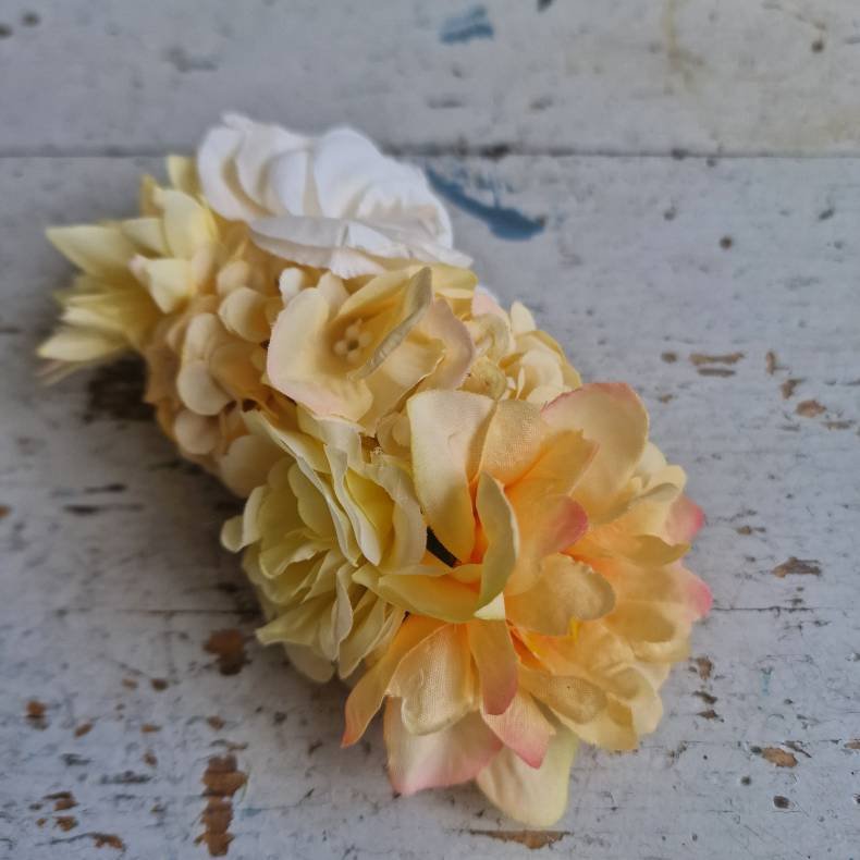 Gult blomster mix 10 cm hrspnde NO. 53