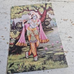 Sri Krishna postkort 