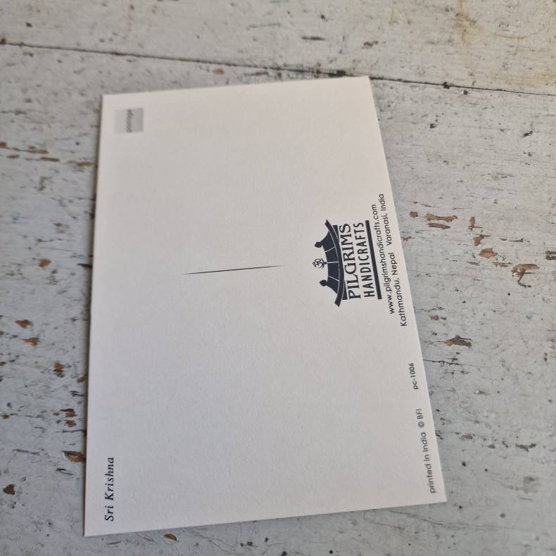 Sri Krishna postkort 