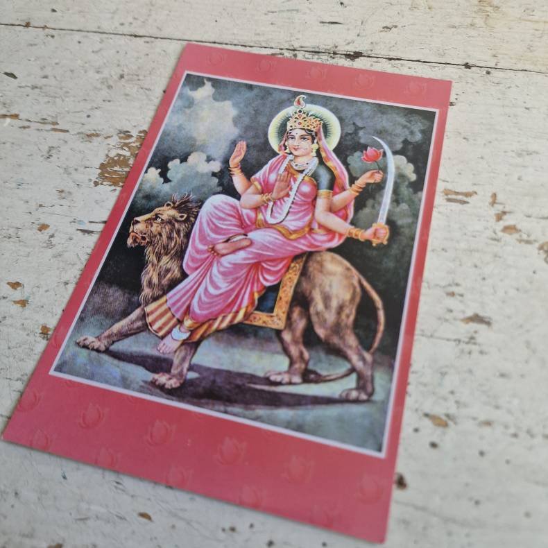 Goddess Durga postkort