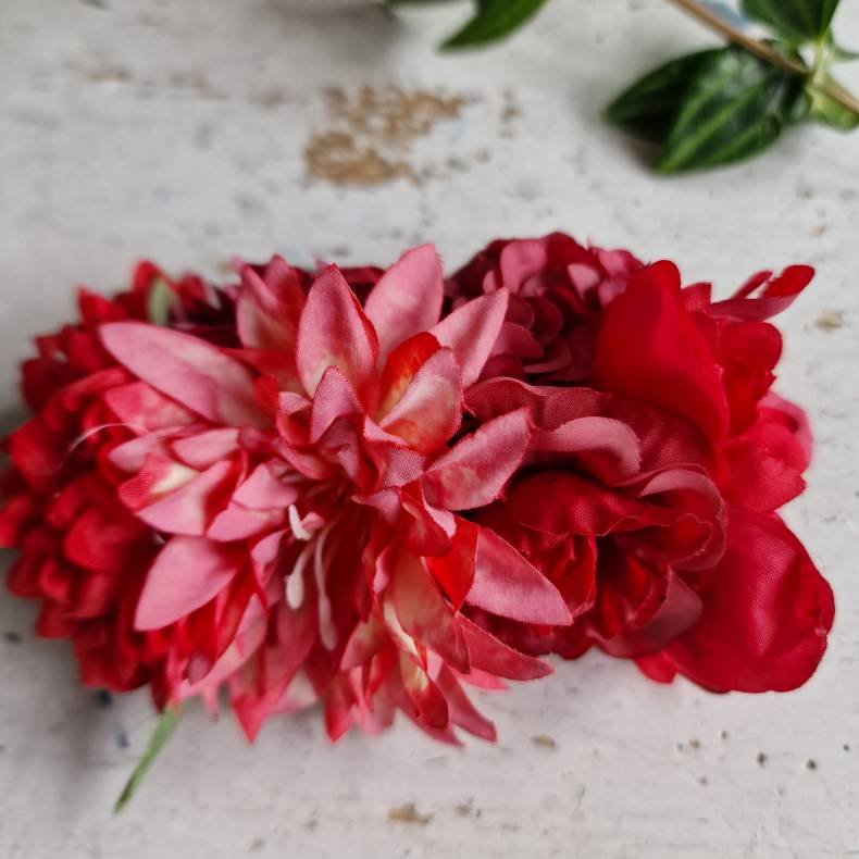 Rd mrk blomster mix hrspnde 10 cm NO: 47