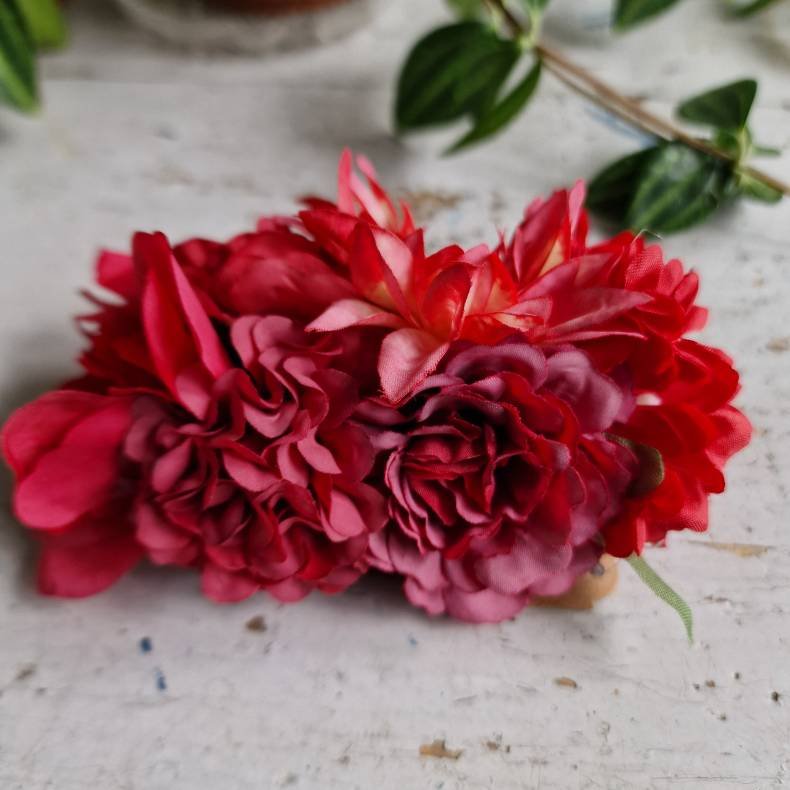 Rd mrk blomster mix hrspnde 10 cm NO: 47