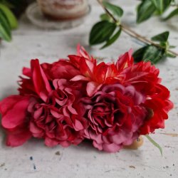 Rd mrk blomster mix hrspnde 10 cm NO: 47