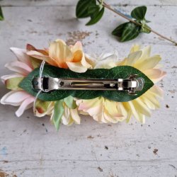 Gule og rosa blomster mix hrspnde 10 cm NO: 44