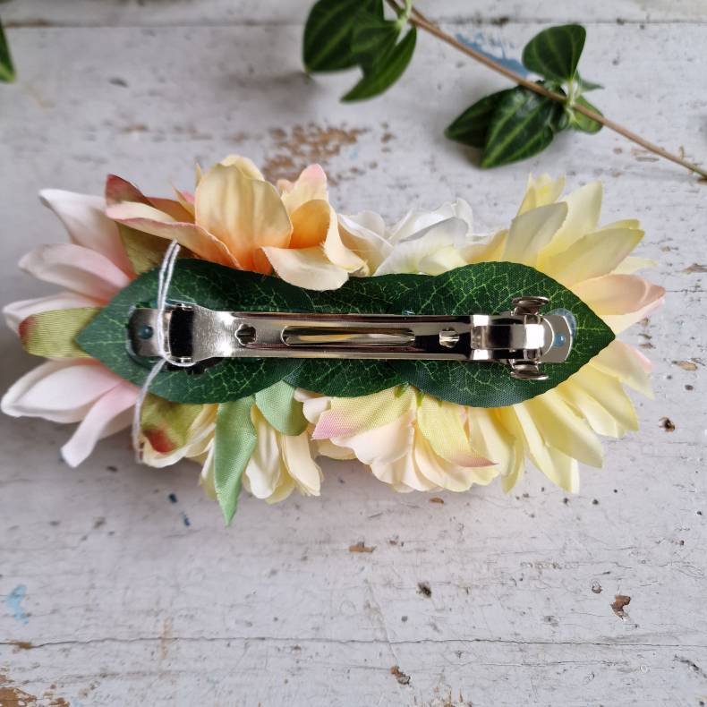 Gule og rosa blomster mix hrspnde 10 cm NO: 44