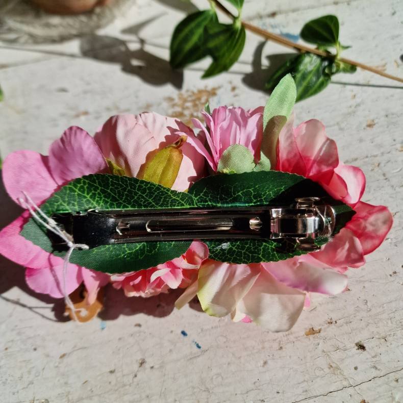 Pink og rosa blomster mix hrspnde 10 cm NO: 51