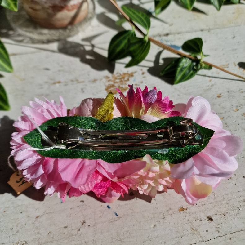 Rosa og pink blomster mix hrspnde 10 cm NO: 54