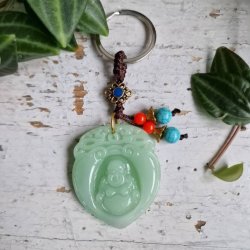  Lyse gr�n buddha n�glering