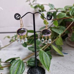 Boheme �reringe lux Lilla/aqua