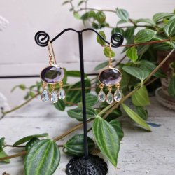 Boheme �reringe lux Lilla/aqua