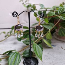 Boheme �reringe lux Lilla/aqua