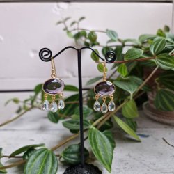 Boheme �reringe lux Lilla/aqua